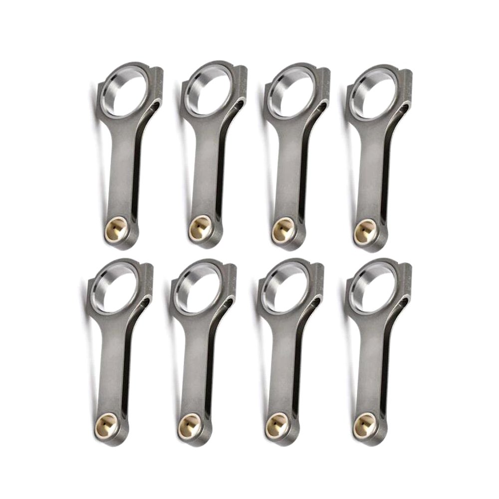HIMYCAR H-BEAM FORGED 4340 CONNECTING RODS 150.70MM/5.933" FOR FORD 4.6L 5.0L COYOTE 22.01MM PIN