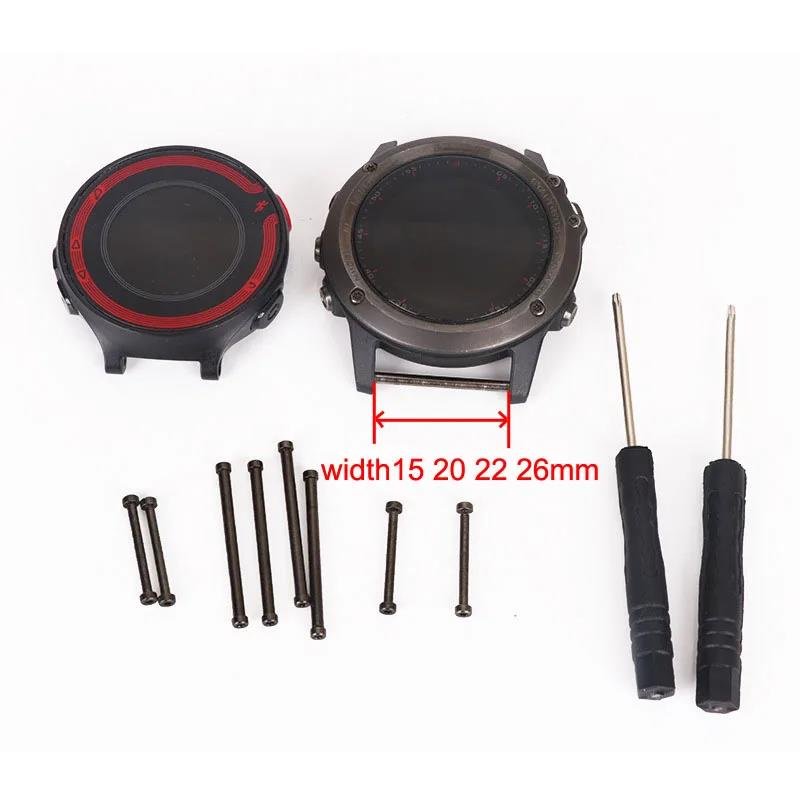 Watch screws accessories 26mm For Garmin series Fenix 3 5X 7X Fenix5S 123 S60 220 230 235 620 630 Connecting rod ear screwdriver