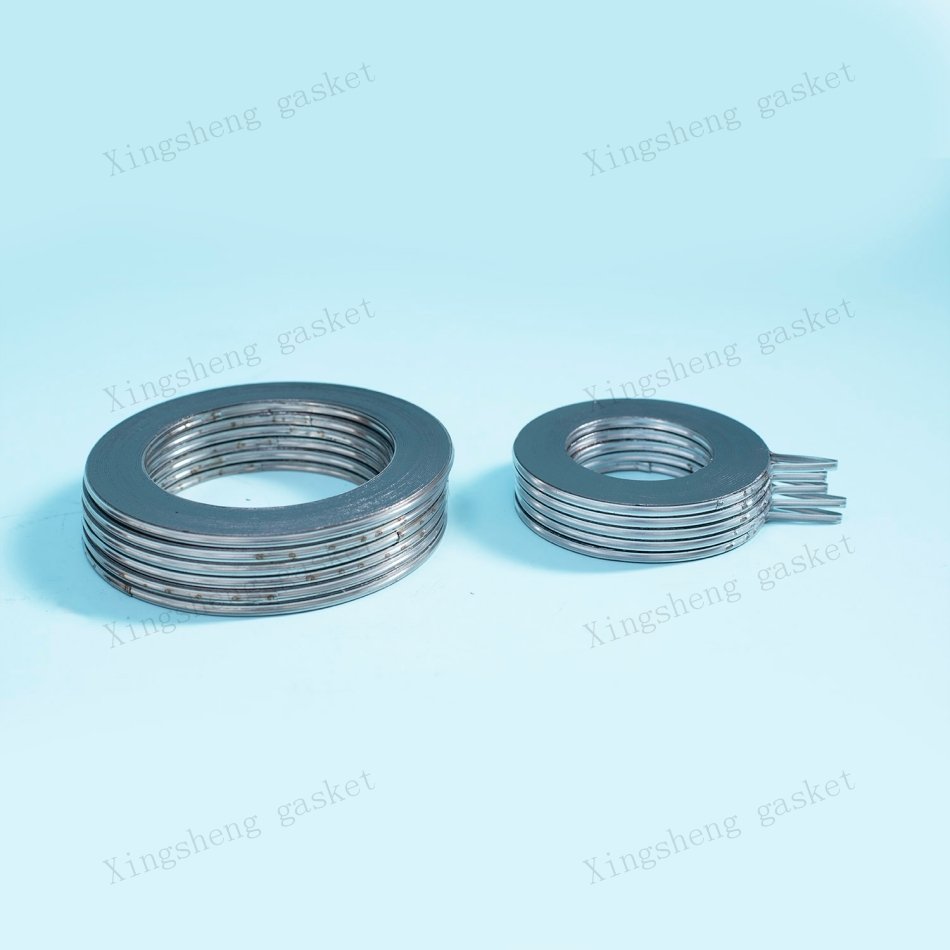 Basic type metal wound gasket high pressure 304ss windings with graphite PTFE filler spiral wound gasket wound spiral gasket