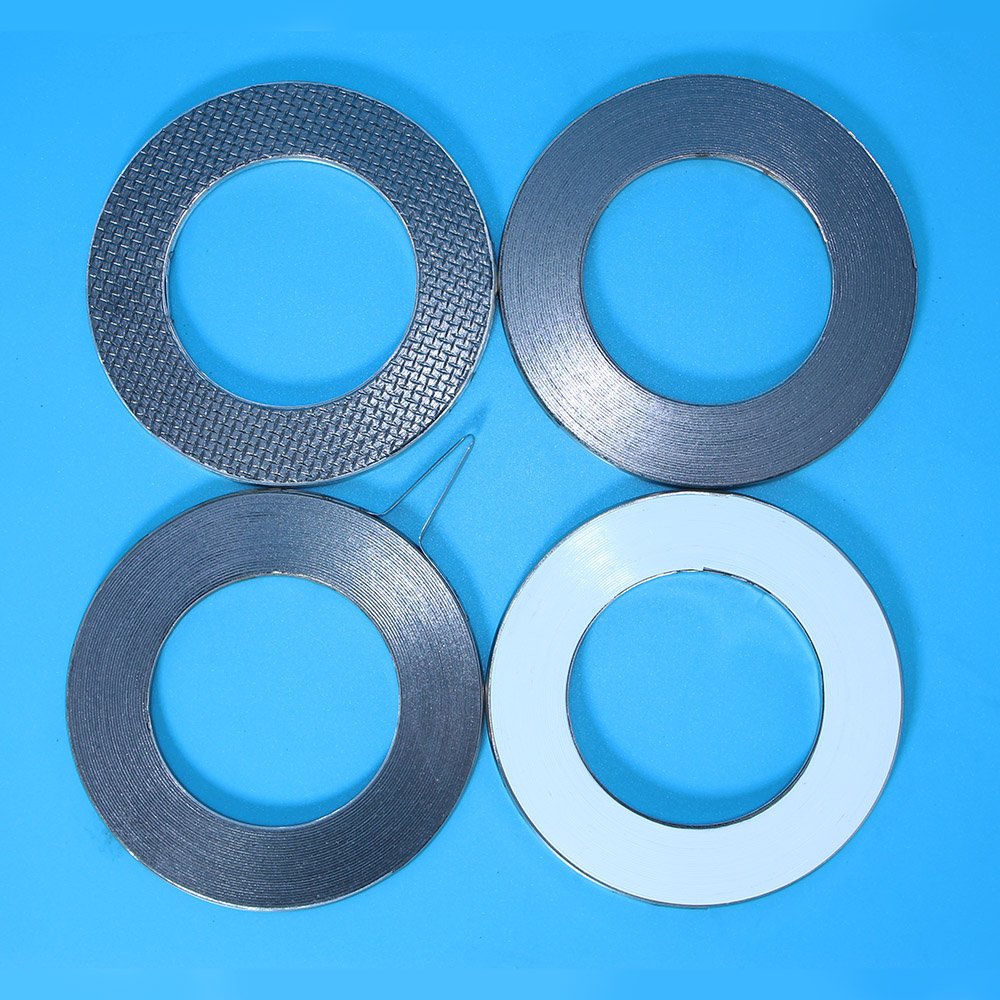 Basic type metal wound gasket high pressure 304ss windings with graphite PTFE filler spiral wound gasket wound spiral gasket