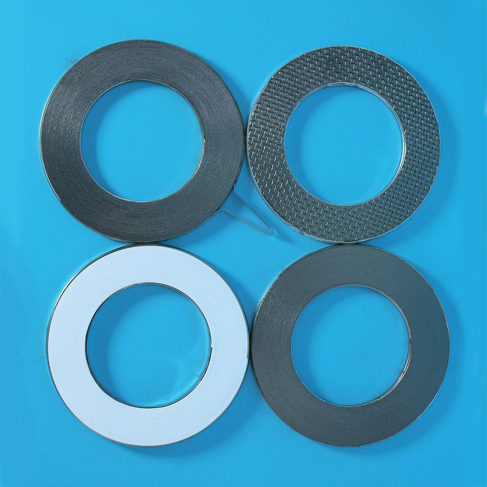 Basic type metal wound gasket high pressure 304ss windings with graphite PTFE filler spiral wound gasket wound spiral gasket