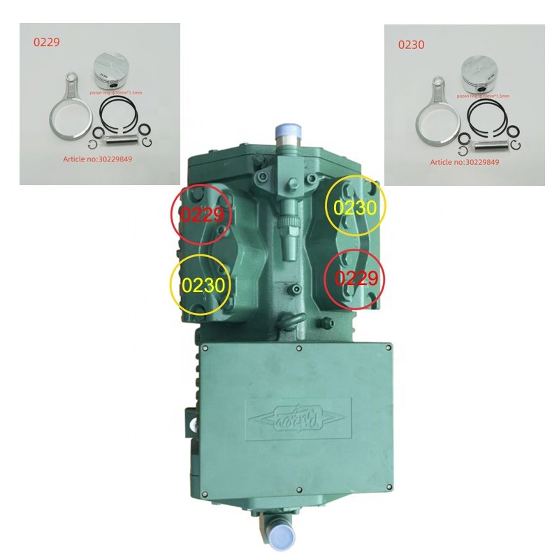 30229849 4NES-14 4NES-20 4NES-12Y 4NES-14Y 4NES-20Y-40P Connecting rod/piston of complete for refrigeration compressor
