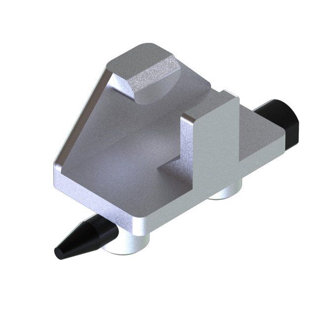 Black Zinc Alloy Flat Lock Rod Guides Galvanized Finish Connecting Rod Accessories Electric Cabinet Door Locks Packed Carton Box