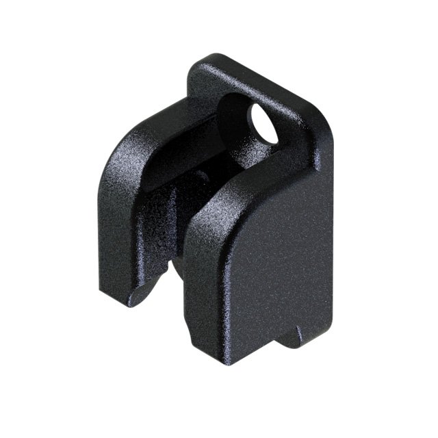 Black Zinc Alloy Flat Lock Rod Guides Galvanized Finish Connecting Rod Accessories Electric Cabinet Door Locks Packed Carton Box
