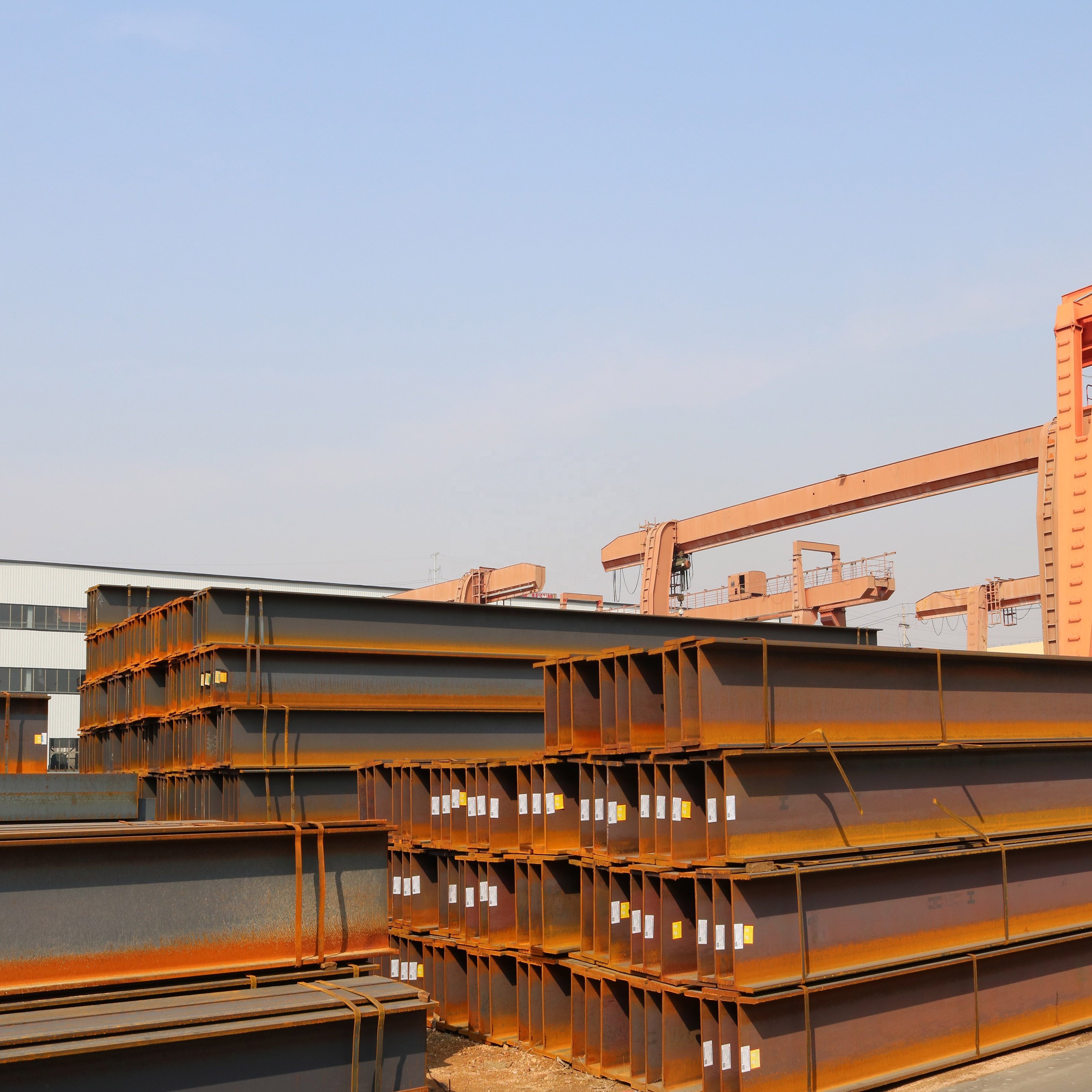 Hot-rolled iron-carbon steel h-beams concrete fence h-beam mould h-shape beam cutting machine