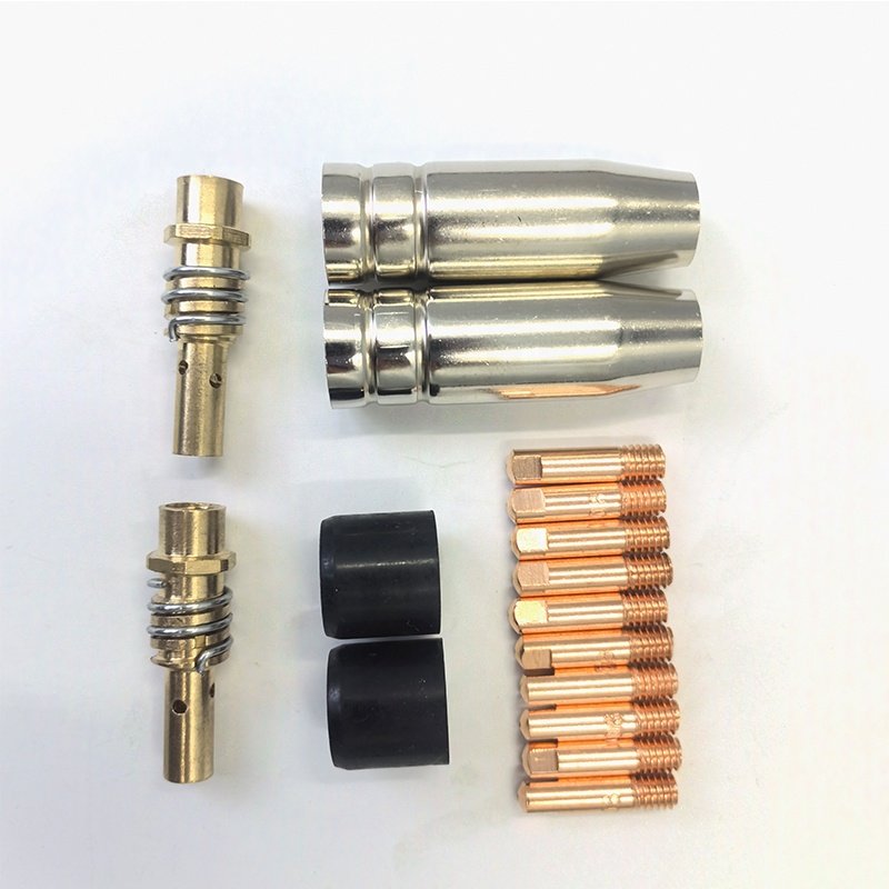 MIG (Mig) Binzer 15AK Gas Shield Welding Machine Welding Torch CO2 Accessories Gooseneck Connecting Rod Nozzle Conductive Nozzle