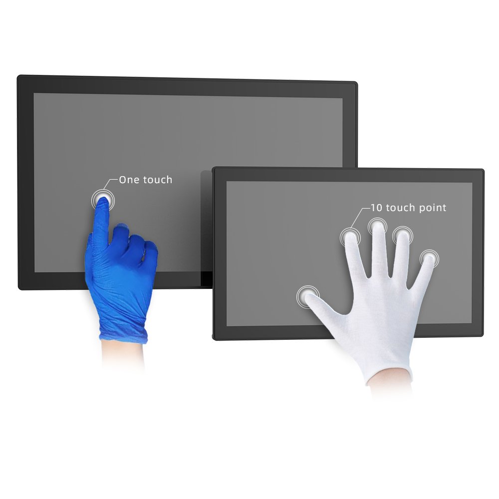 compt factory custom size touch screen all in one industrial panel pc for compressor connecting rod CNC precision boring machine