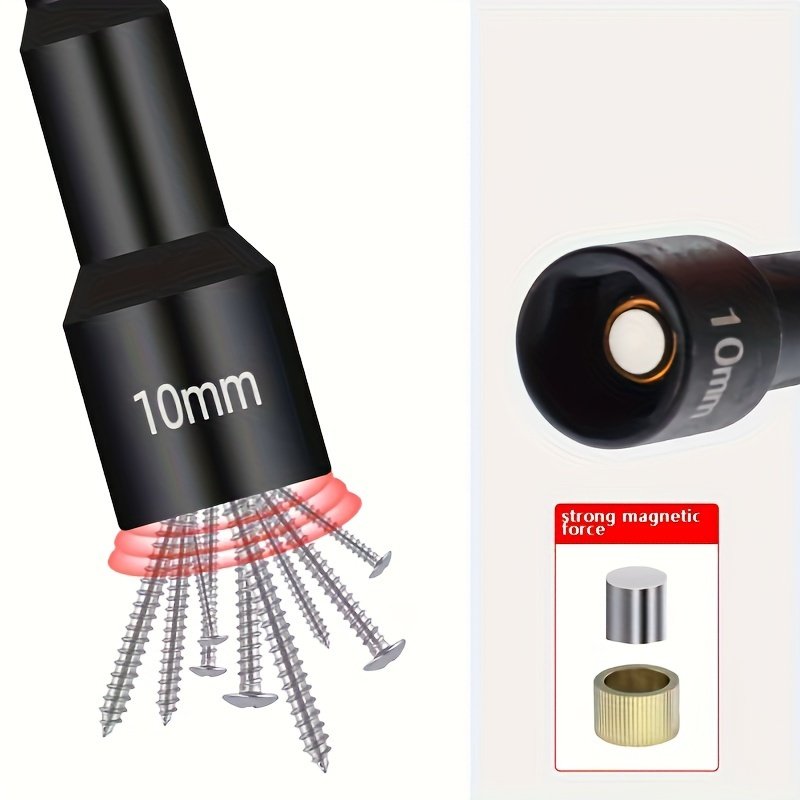 18-Piece Industrial DIY Socket Wrenches Batch Universal Joints Variable Square Diameter Connecting Rods New Design Socket Head