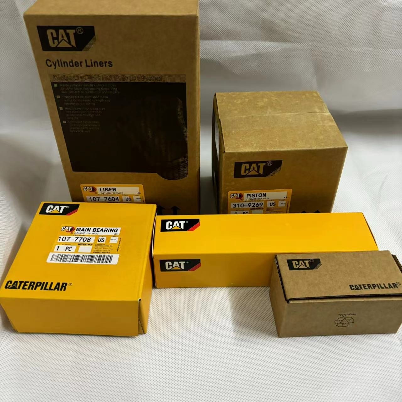 for Caterpillar Piston Kit 508-1898 5081898 for engine c4.4 C6.6 C7.1Overhaul Repair kit gasket piston ring kit