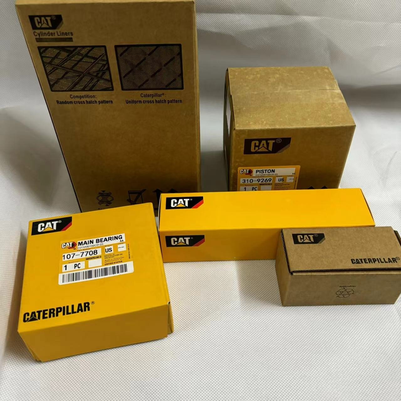 for Caterpillar Piston Kit 508-1898 5081898 for engine c4.4 C6.6 C7.1Overhaul Repair kit gasket piston ring kit