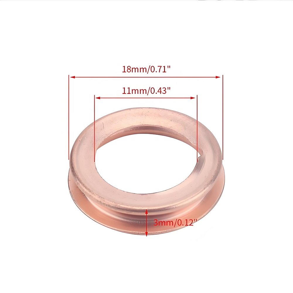 11026-01M02 copper Oil Drain Plug Crush Washer Gaskets For NS 11026-31X00 11026JA00A