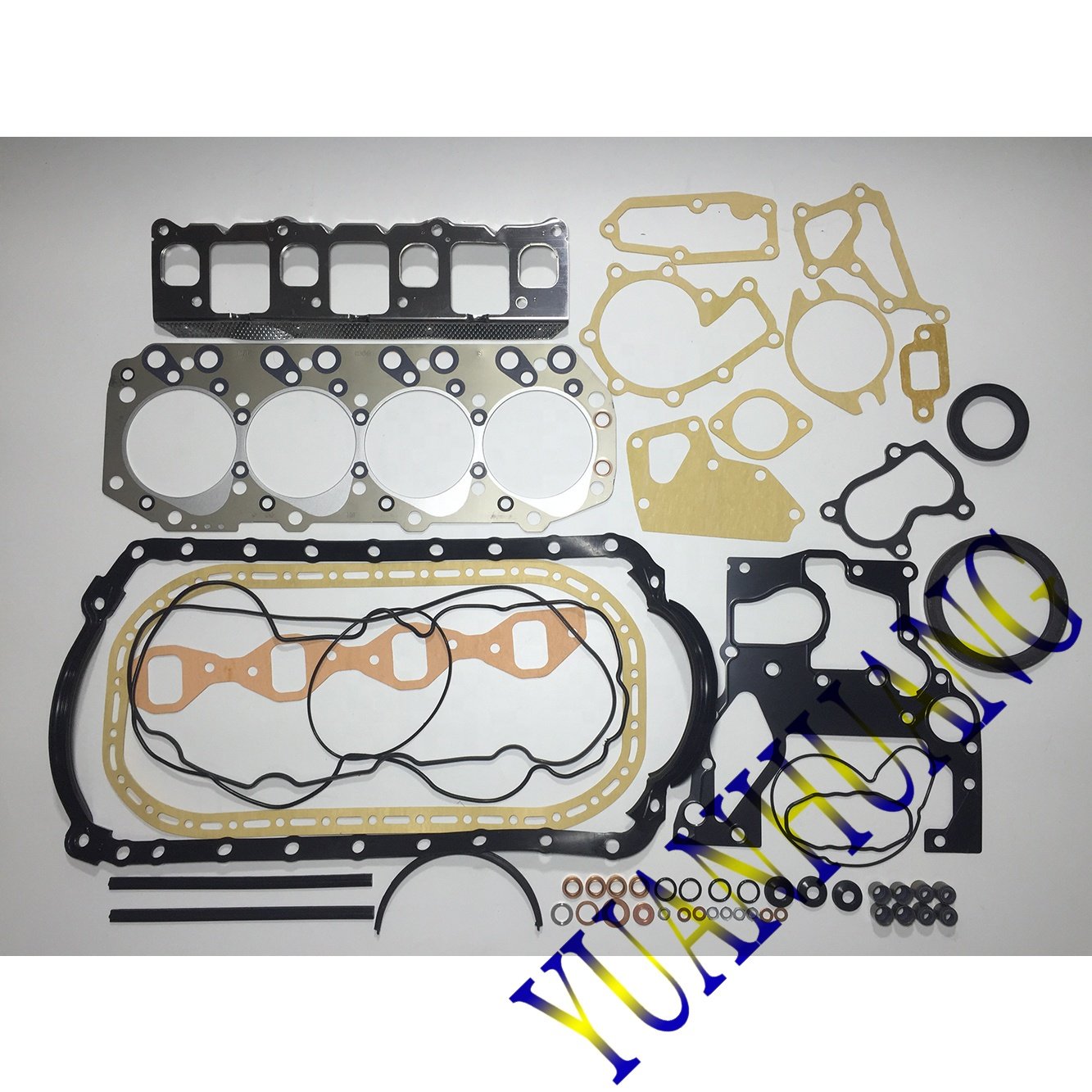 4JG2 engine rebuild kit overhaul repair set full gasket kit FOR Isuzu 4JG2 diesel engine cylinder liner piston ring bearing
