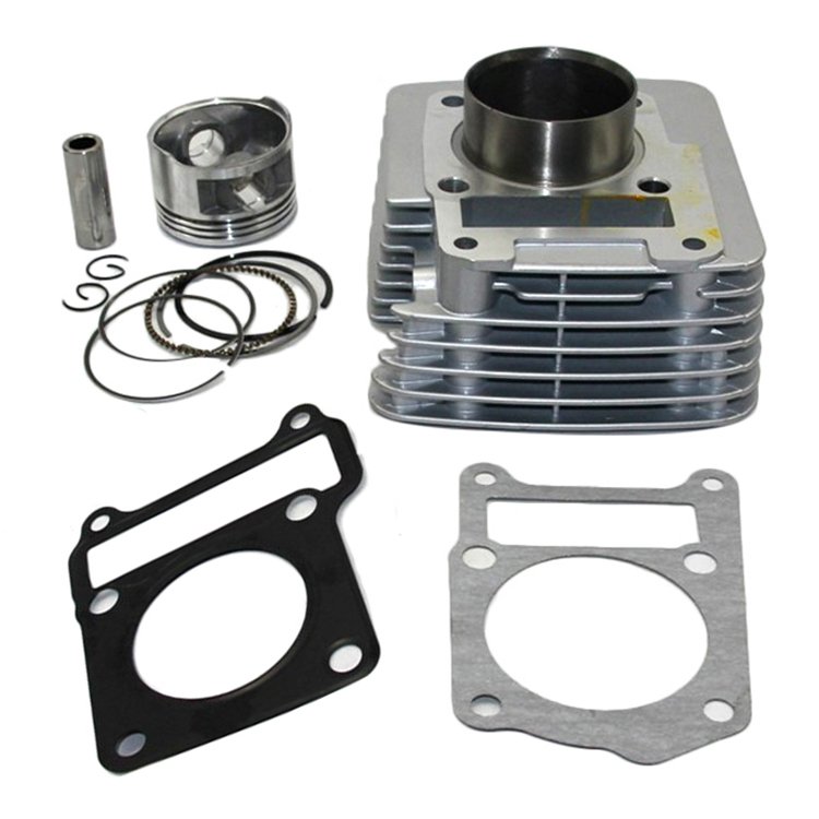 54mm ybr125 125cc motorcycle cylinder head block piston gasket kit for Yamaha YBR 125