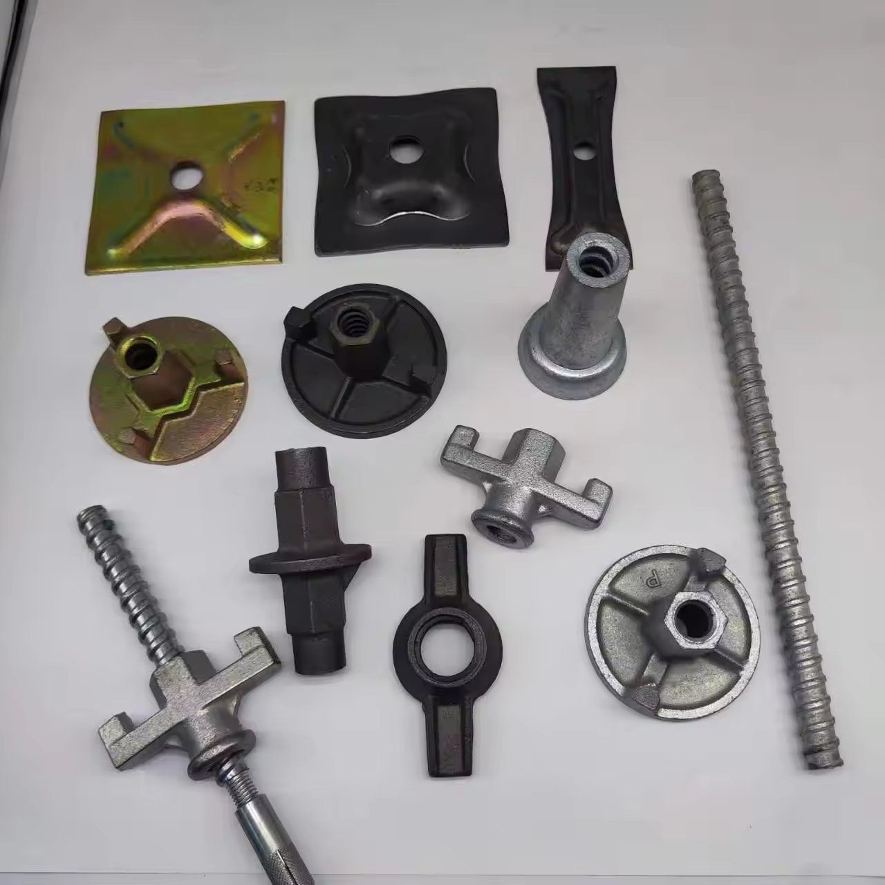 Formwork Accessories tie rod system Tie Nut Wing Nut Water Stopper Waller Plate Formwork Clamps