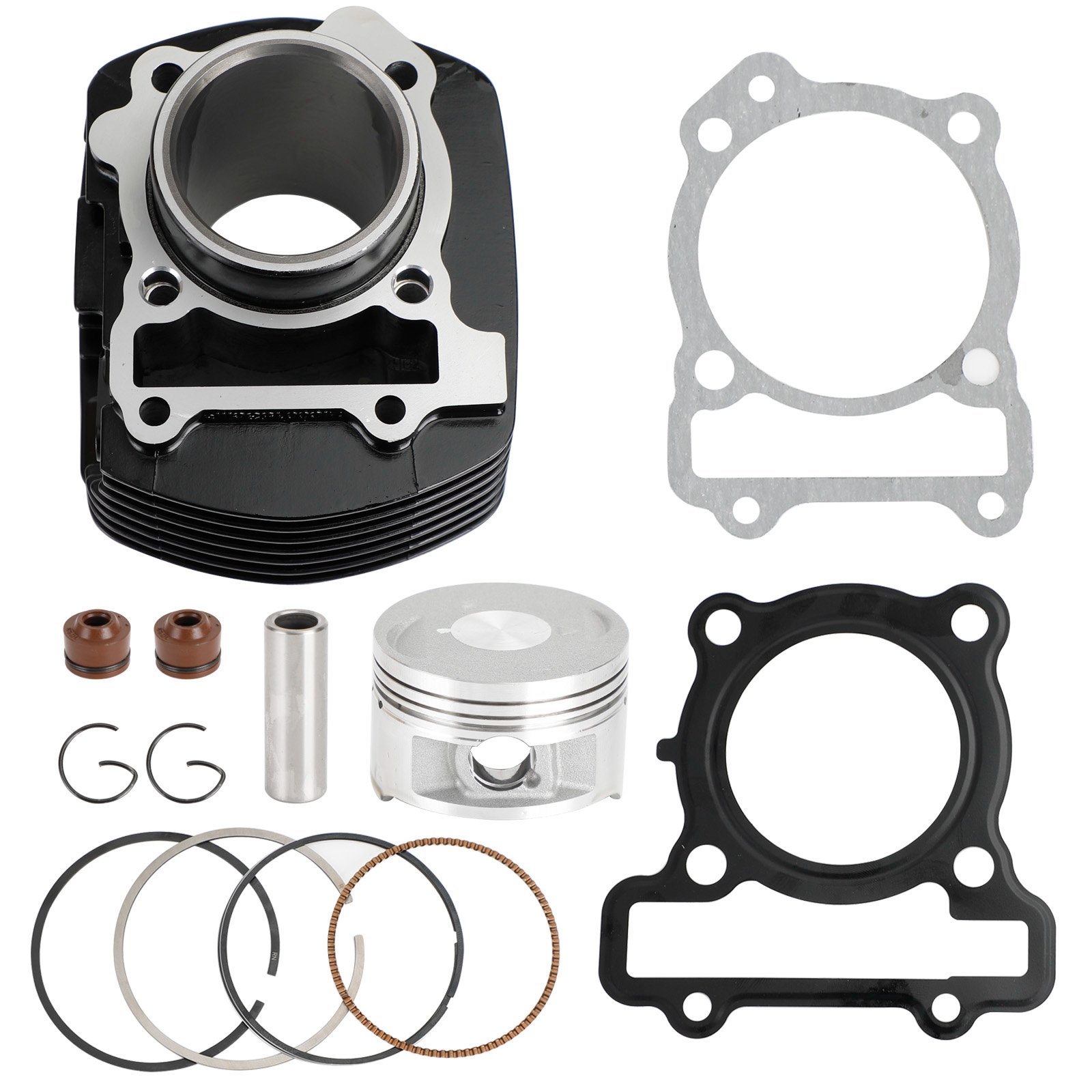 58mm Cylinder Barrel Jug Piston Gasket Kit For Yamaha FZ16 FZ-16 2015-2018 45P-E1310-00 motorcycles parts