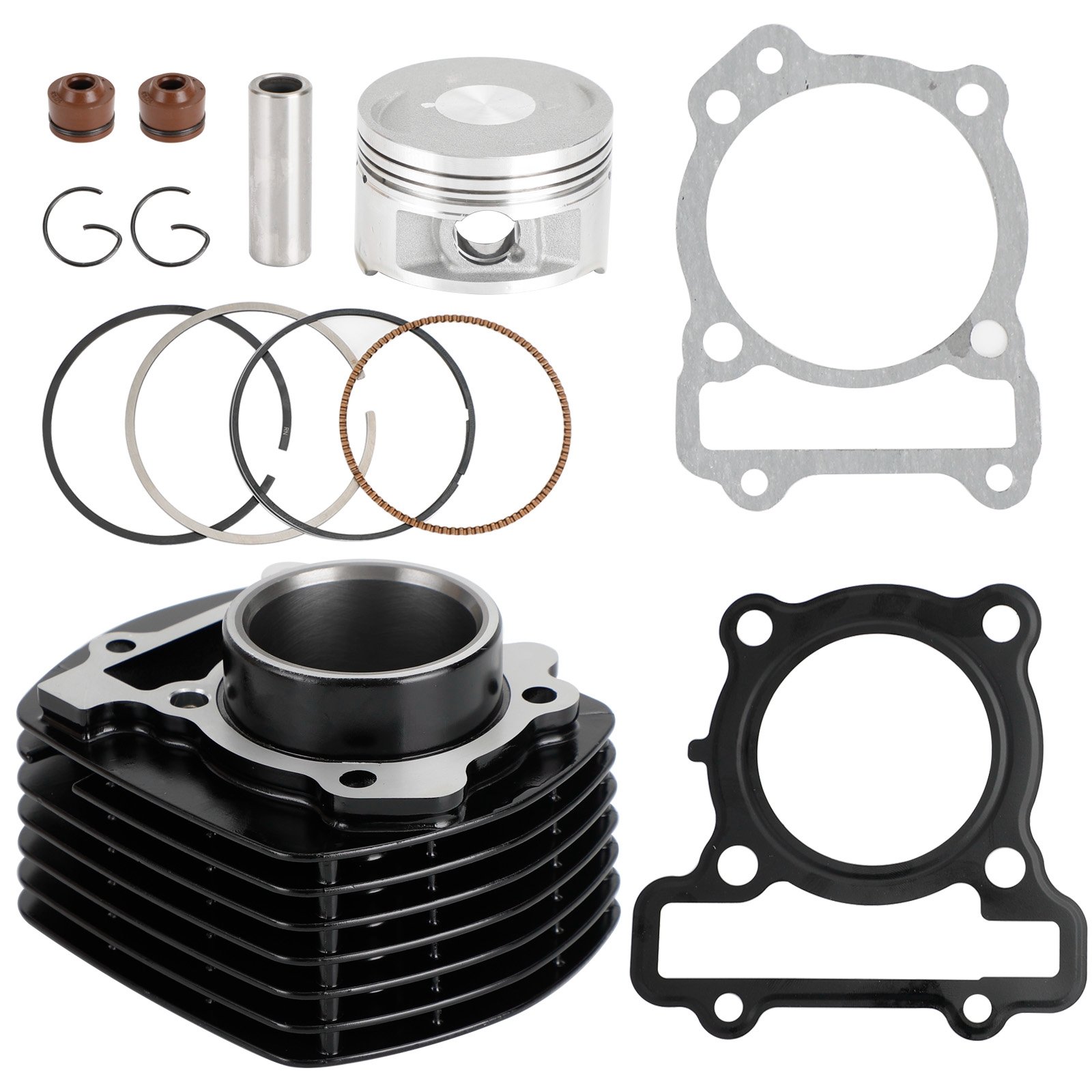 58mm Cylinder Barrel Jug Piston Gasket Kit For Yamaha FZ16 FZ-16 2015-2018 45P-E1310-00 motorcycles parts
