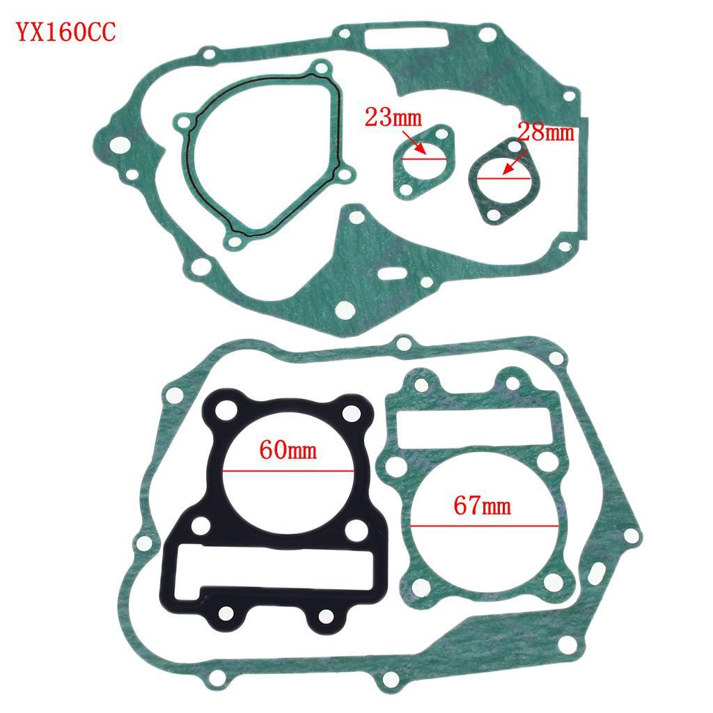 Motorcycle Cylinder Head Gasket Set Moped Scooter For YX140