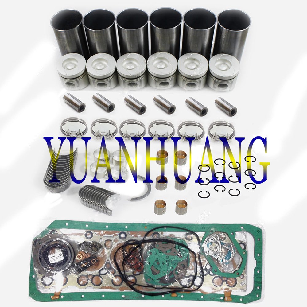 J08E J08ET Engine Rebuild Kit For Hino Excavator Hino UD Overhaul rebuild kit full gasket set Engine Parts Piston cylinder liner