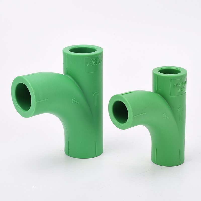Bathroom elbow three-way PPR pipe and fittings high-quality quick connect rod home decoration accessories