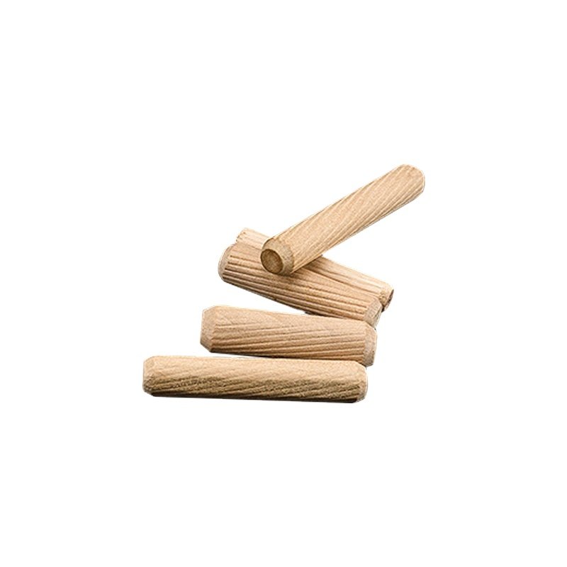 Threaded Wooden Dowel Rods Wooden Dowel Straight Grooved Pins Dowel Mini Fix
