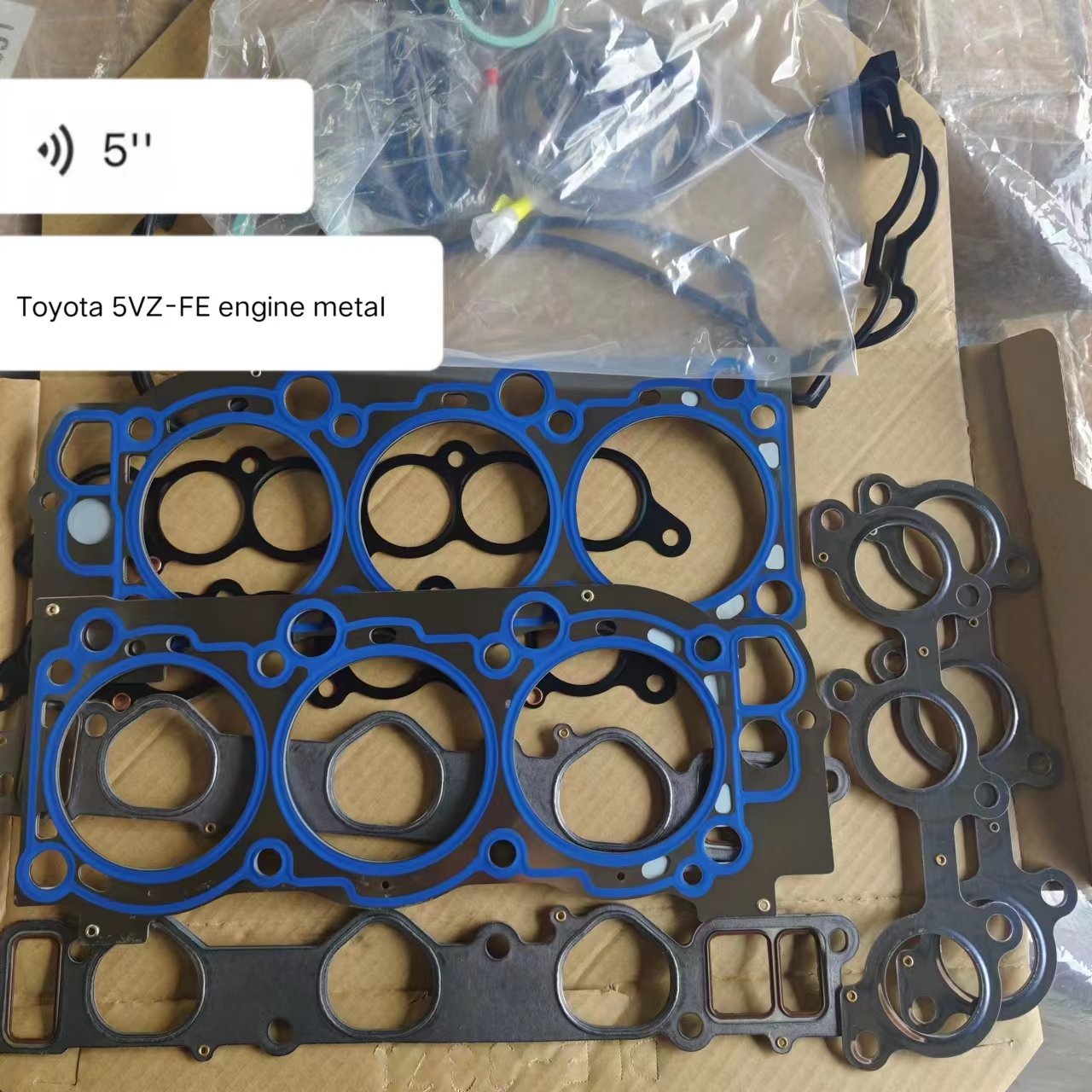 5vz-fe 5vz engine gasket kit for toyota 5vz cylinder head gasket Metal 04111-62081 04111-62080