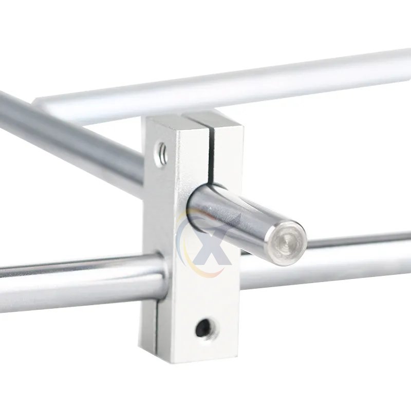 shaft Cross Clamp Connector Pillar Cross Fixing Clip For The Same Diameter And Different Diameter shaft collar clips