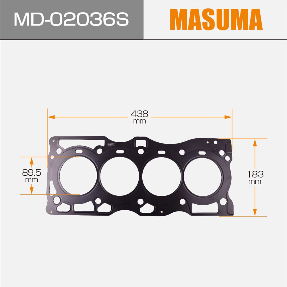 MD-02036S MASUMA Engine Gasket Kit Spare Parts 4JB1 Full Gasket Set With Cylinder Head Gasket 11044-6N202 11044-6N201