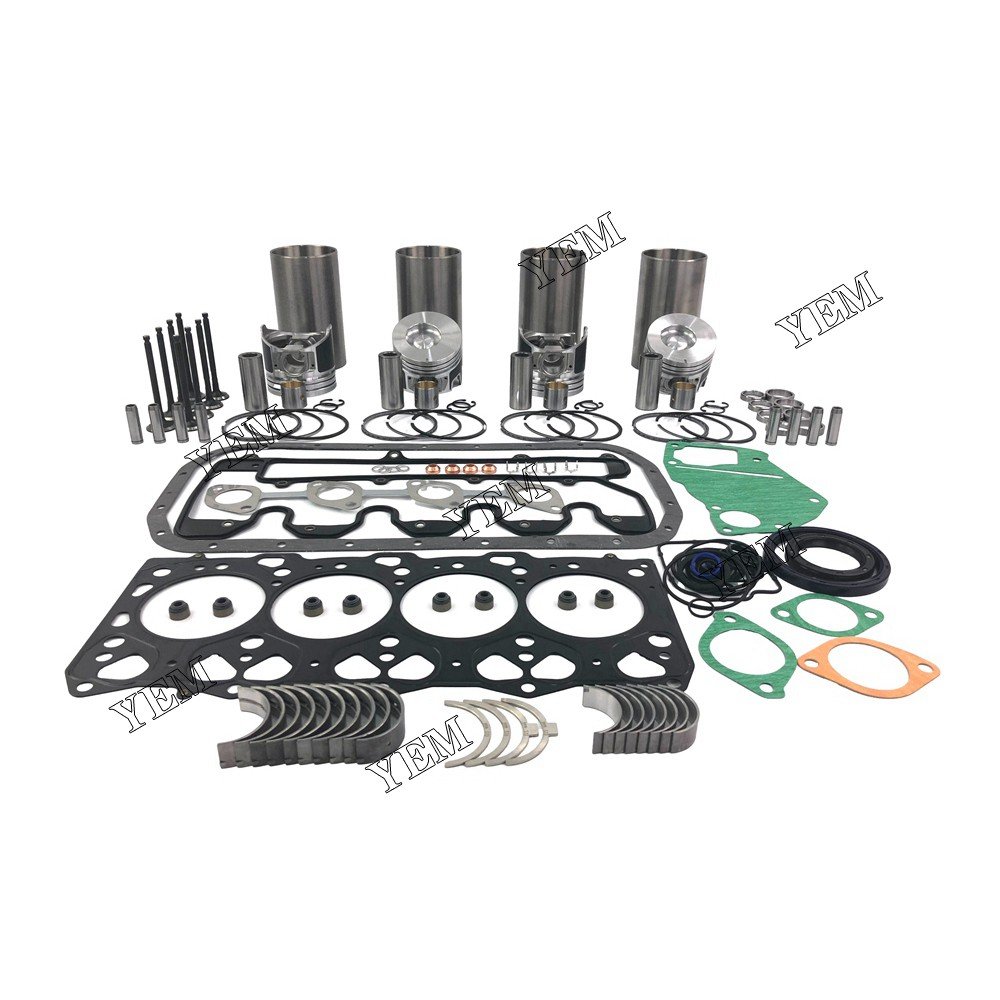 High Quality 4LE2 Overhual Kit Cylinder Liner Kit With Gasket Set Bearing&Valve Train Fit For Isuzu Engine.