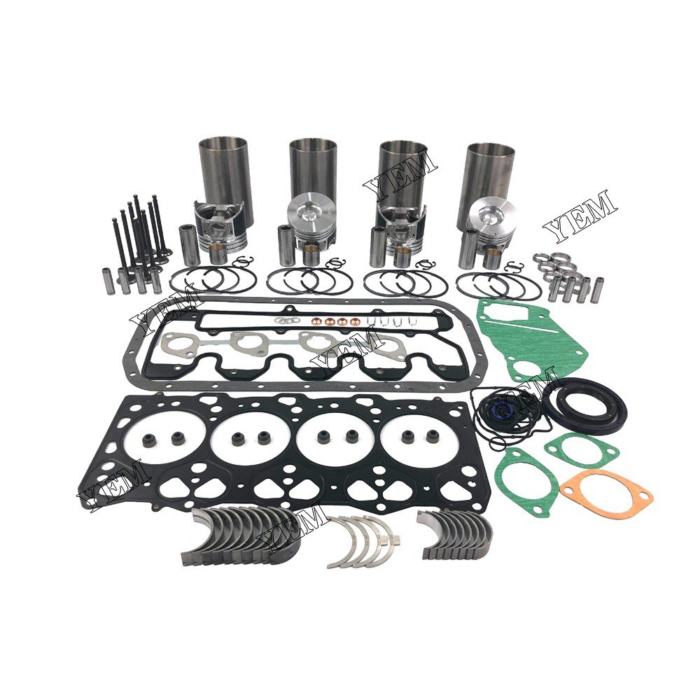 High Quality 4LE2 Overhual Kit Cylinder Liner Kit With Gasket Set Bearing&Valve Train Fit For Isuzu Engine.