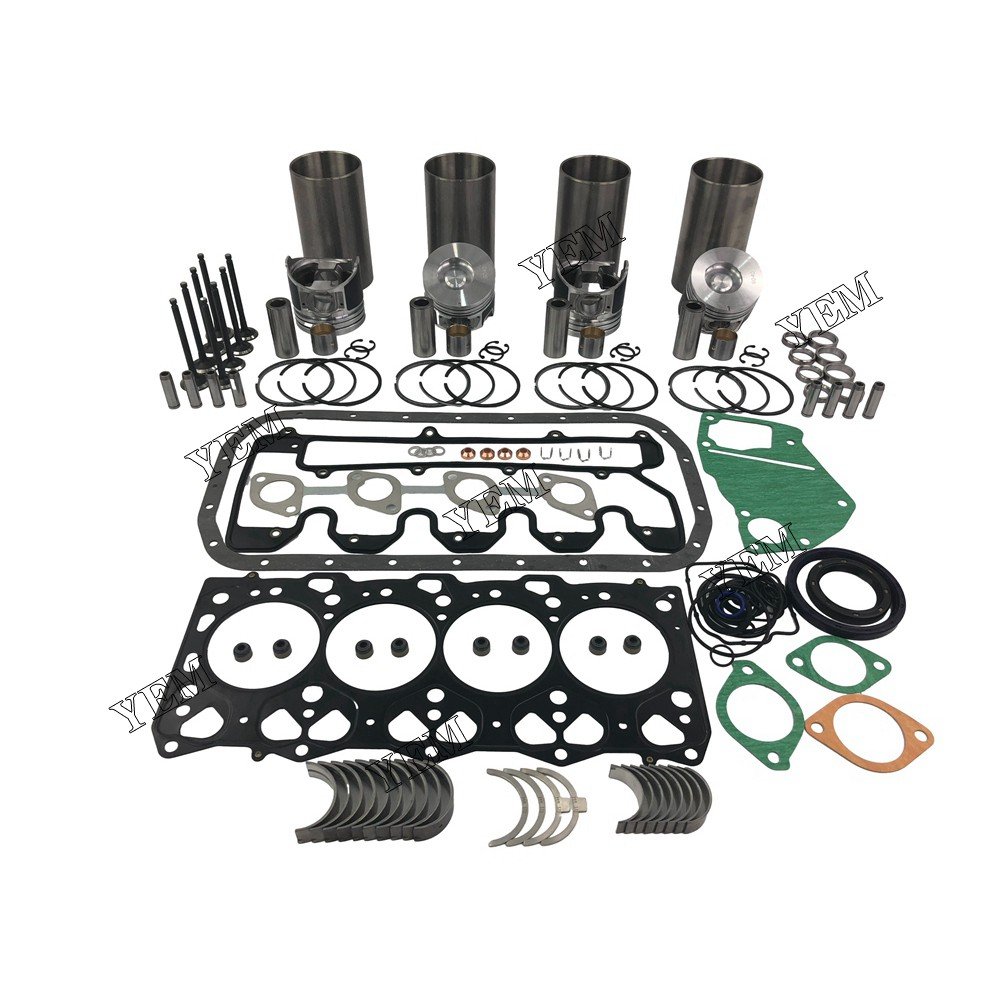 High Quality 4LE2 Overhual Kit Cylinder Liner Kit With Gasket Set Bearing&Valve Train Fit For Isuzu Engine.
