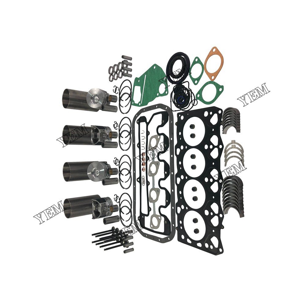 High Quality 4LE2 Overhual Kit Cylinder Liner Kit With Gasket Set Bearing&Valve Train Fit For Isuzu Engine.