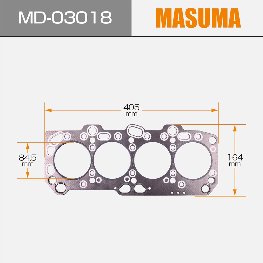 MD-03018 MASUMA Vehicles Accessories Engine Gasket Auto Parts Cylinder Head Gaskets For Md189395 Md301579