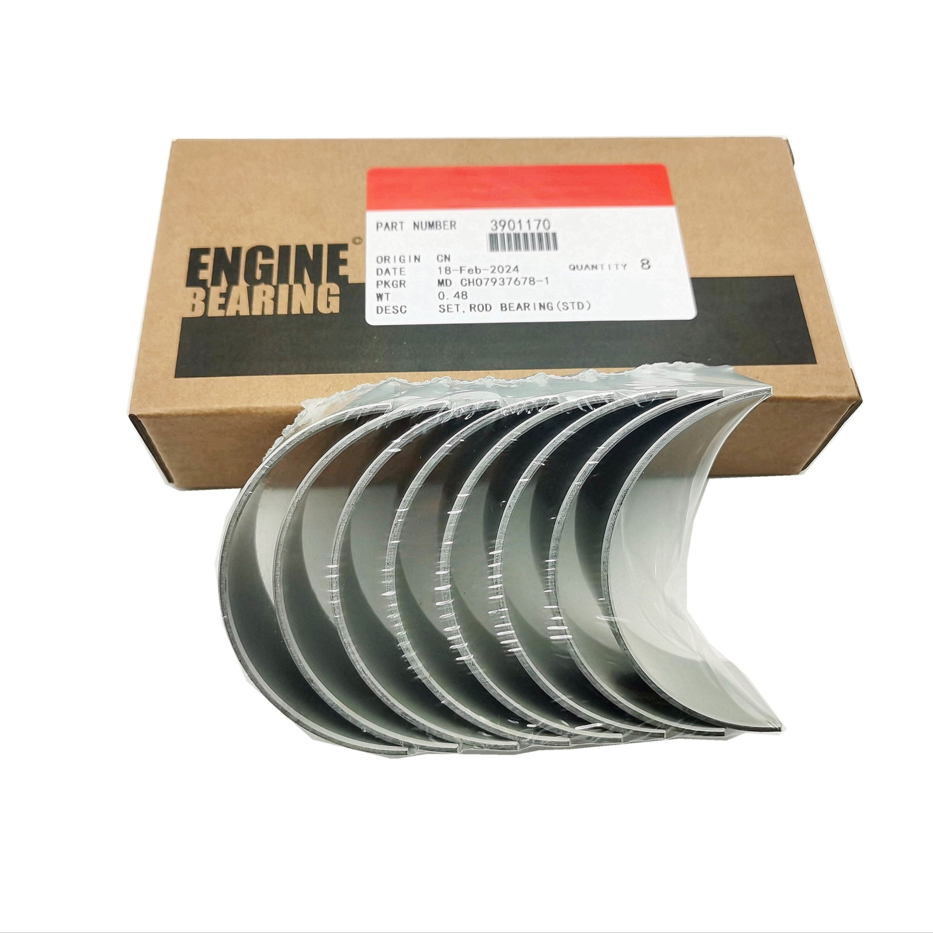 THE turk Auto Parts 4BT STD 010 020 030 040 3901170 3901171 3901172 3901173 3969562 Connecting Rod Bearing set Manufacturer produces for Cummins