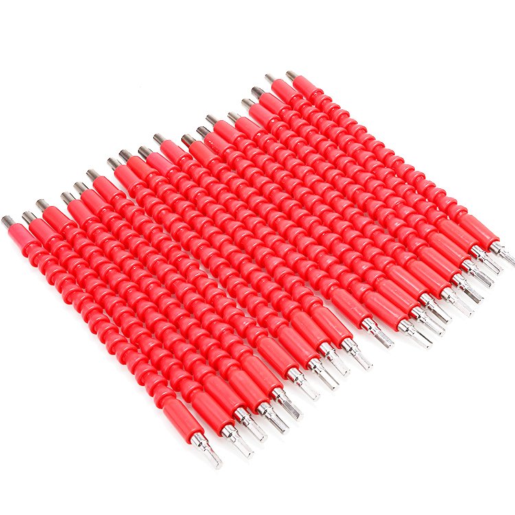 hexagonal handle black universal flexible shaft screwdriver head connection extension rod flexible extension bit holder