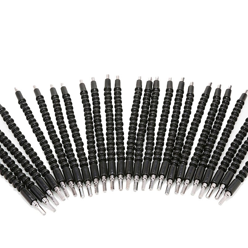 hexagonal handle black universal flexible shaft screwdriver head connection extension rod flexible extension bit holder