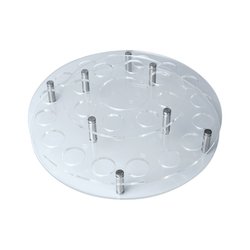 5mm transparent acrylic+stainless steel connecting