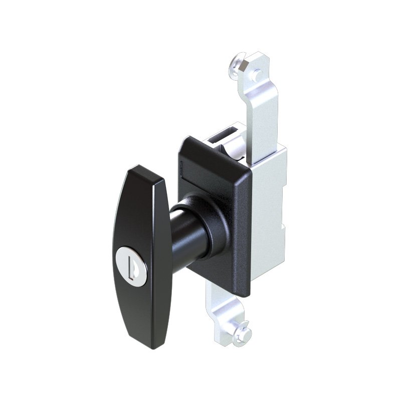 Pull Rod Lock Switch Control Box Iron Sheet Electric Cabinet Lock with Connecting Rod for Cabinets & Locks