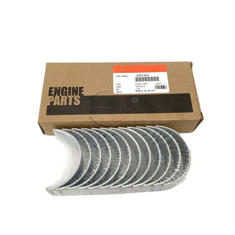 6L ISLE QSL9 Mechanical engine parts Engine connecting rod bearing 3966244 3950661 3901460 3901430