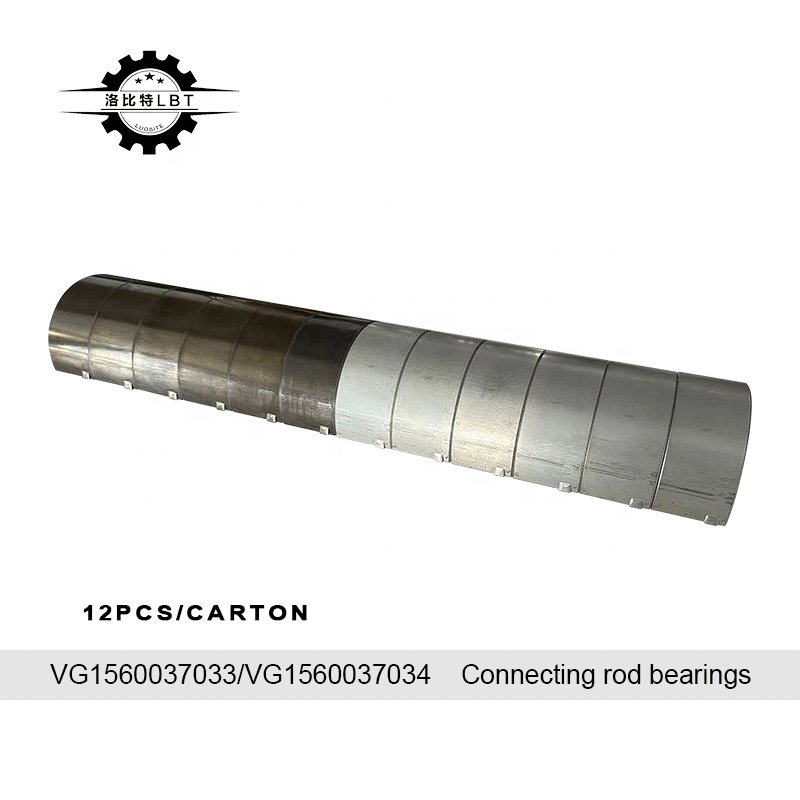 Original High Quality SINOTRUK HOWO A7 371HP DumpTruck Engine Parts Connecting rod bearings VG1560037033 VG1560037034