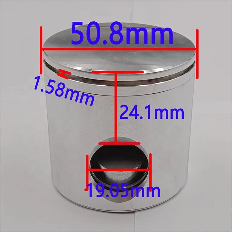 refrigeration compressor parts for copeland compressor parts piston and connecting rod DLF-201 DLFE301 piston 50.8