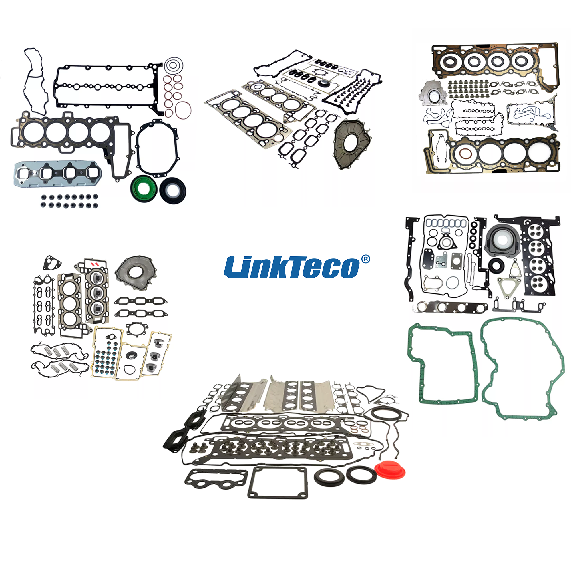 Linkteco Full Gasket Set Fit For Land Rover Defender Discovery Range Rover Range Sport Jaguar 2.0 2.4 3.0 4.2 4.4 5.0 LR094141