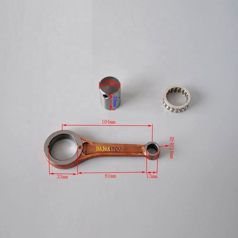 Motorcycle Engine Parts BAJAJ 100 Engine Connecting Rod Pin/Rod/Bearing