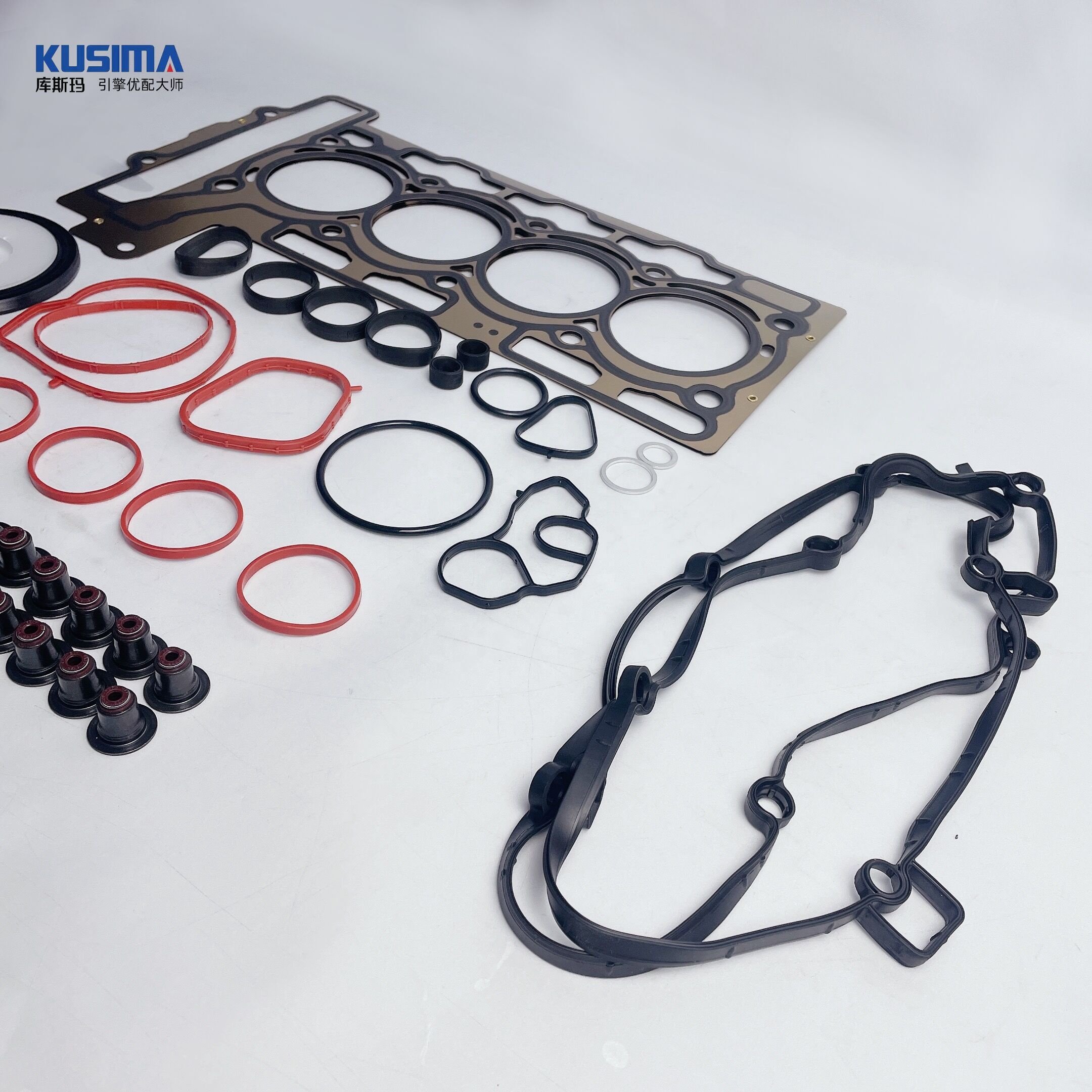 Kusima high quality valve oil seal full gasket set for BMW mini N12 N12B13 N12B16 N13 N13B16 N16 1.4L 1.6L head gasket set