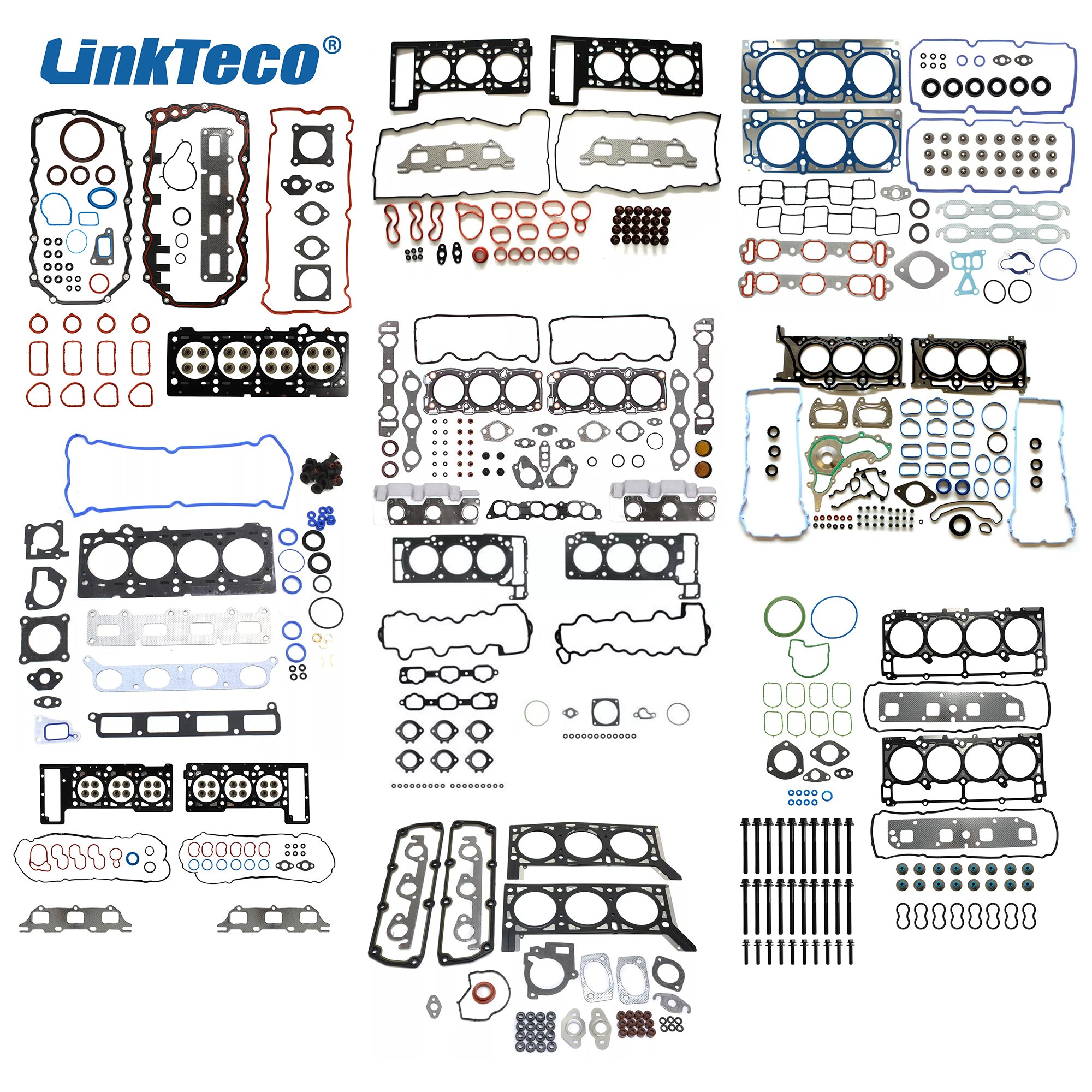 Linkteco Car Engine Cylinder Head Gaskets For Chrysler 300C PT-Cruiser Crossfire grand voyager 2.4 2.7 3.0 3.2 3.3 3.5 3.6 5.7