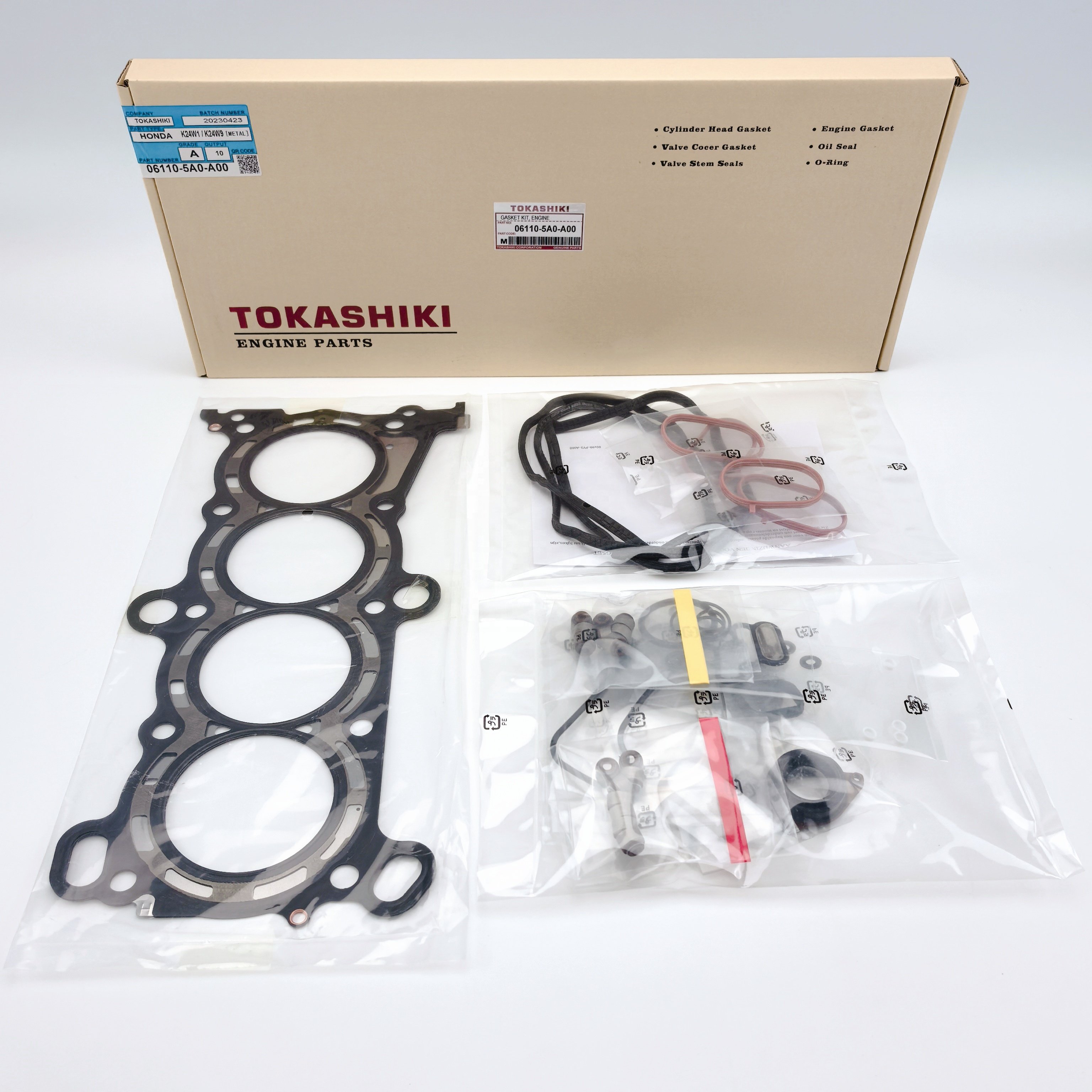 Engine Overhaul Cylinder Head Gasket Kit for HONDA 06110-5A0-A00 TOKASHIKI k24W1 k24w9