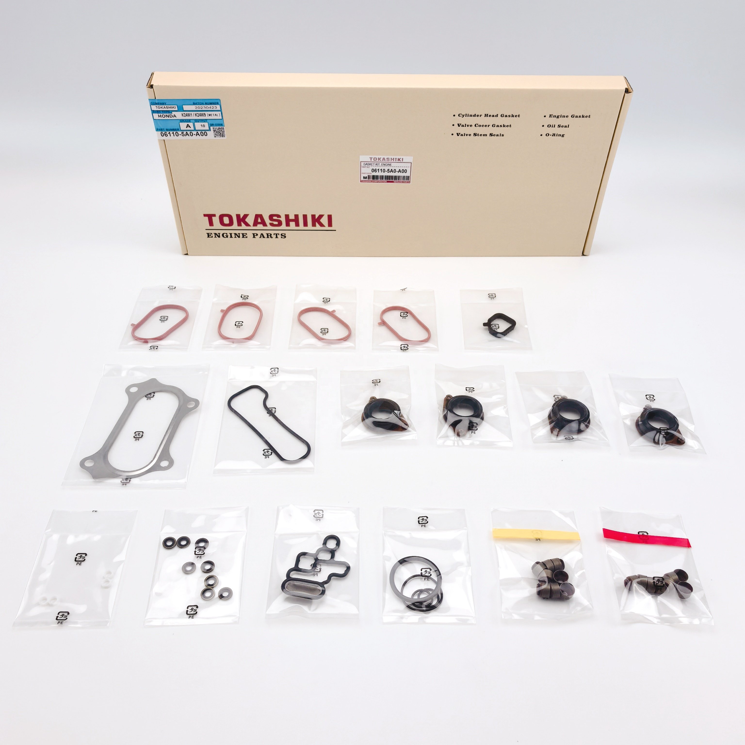 Engine Overhaul Cylinder Head Gasket Kit for HONDA 06110-5A0-A00 TOKASHIKI k24W1 k24w9