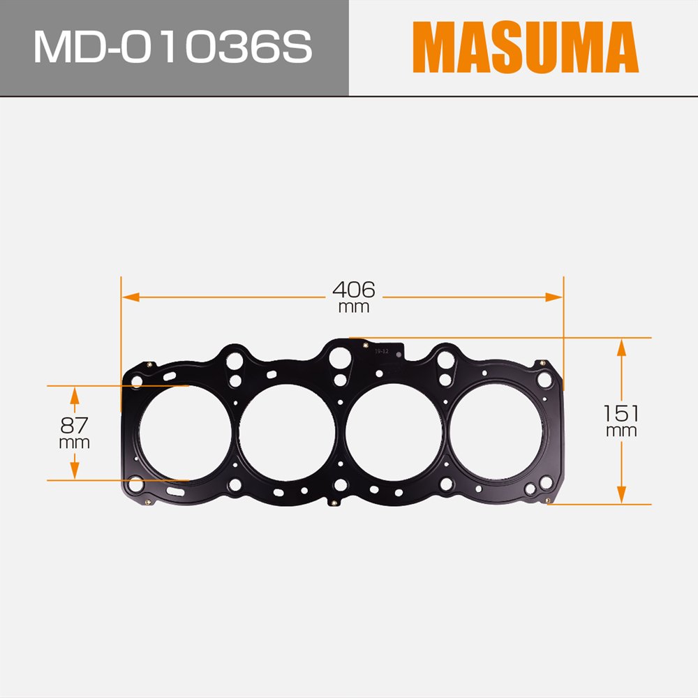 MD-01036S MASUMA Engine Gasket Kit Spare Parts 4JB1 Full Gasket Set with Cylinder Head Gasket