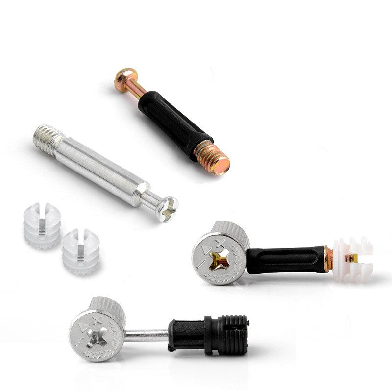 Furniture Hardware Zinc Alloy Screw Connector Mini Fix Cam Set Bolt Fittings