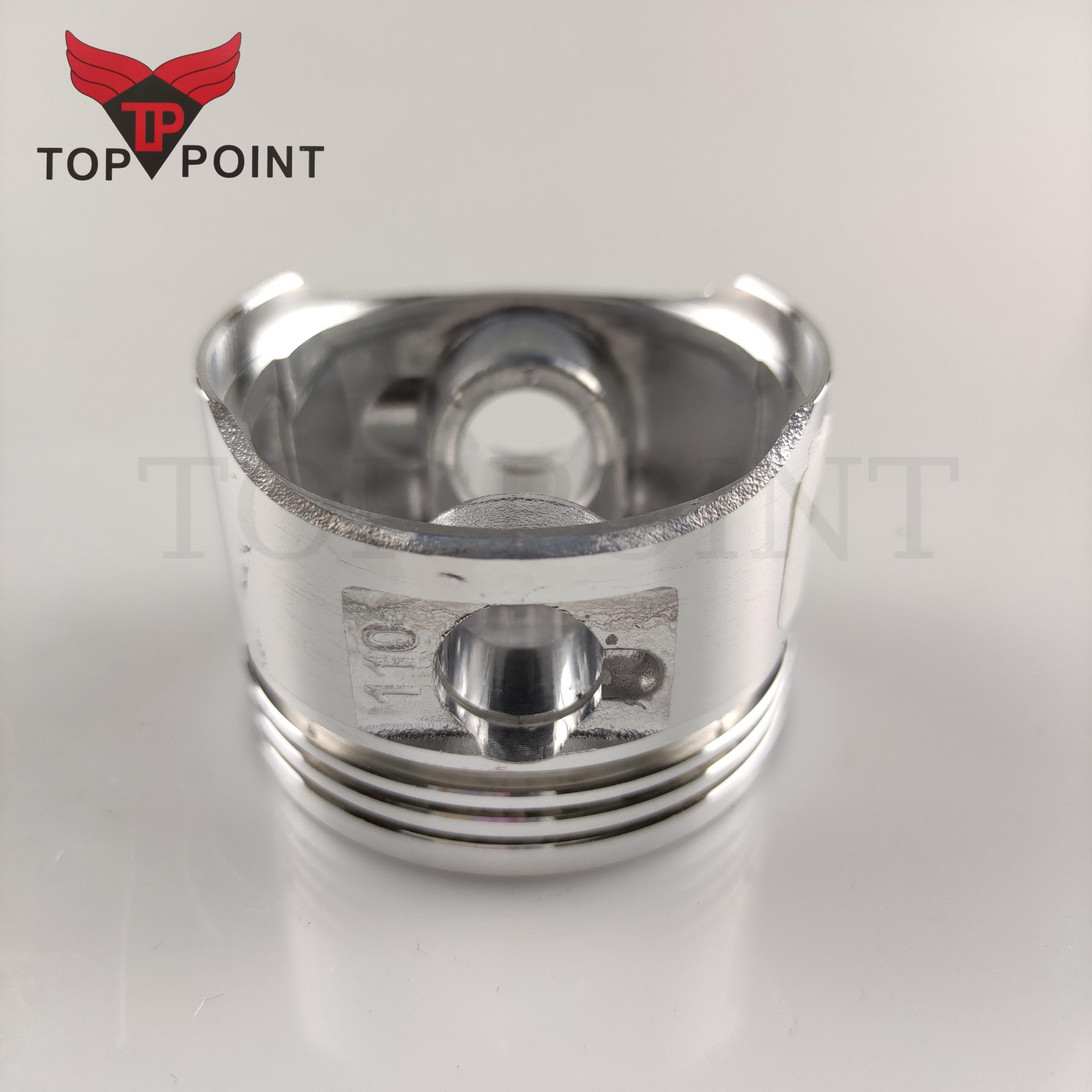 Factory Supply 52.4mm For Model C110 CD110 HD110 Aluminum Forged Piston with Ring and Pin