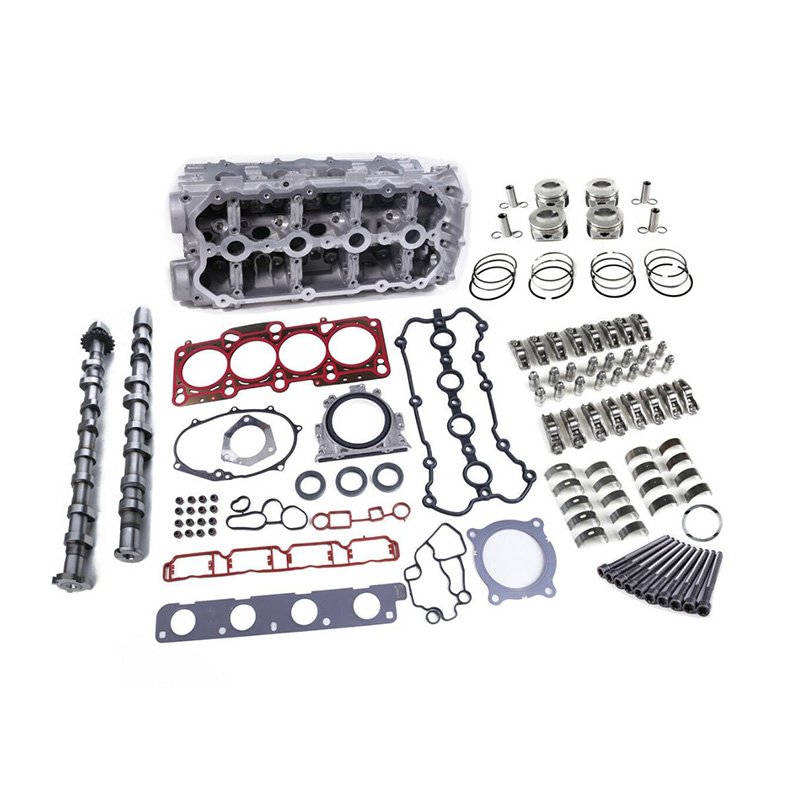 2.0T Cylinder Head&Camshafts &Head Gasket & Piston Kit Fit For VW Jetta AUDI